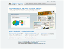 Tablet Screenshot of anypresentations.com